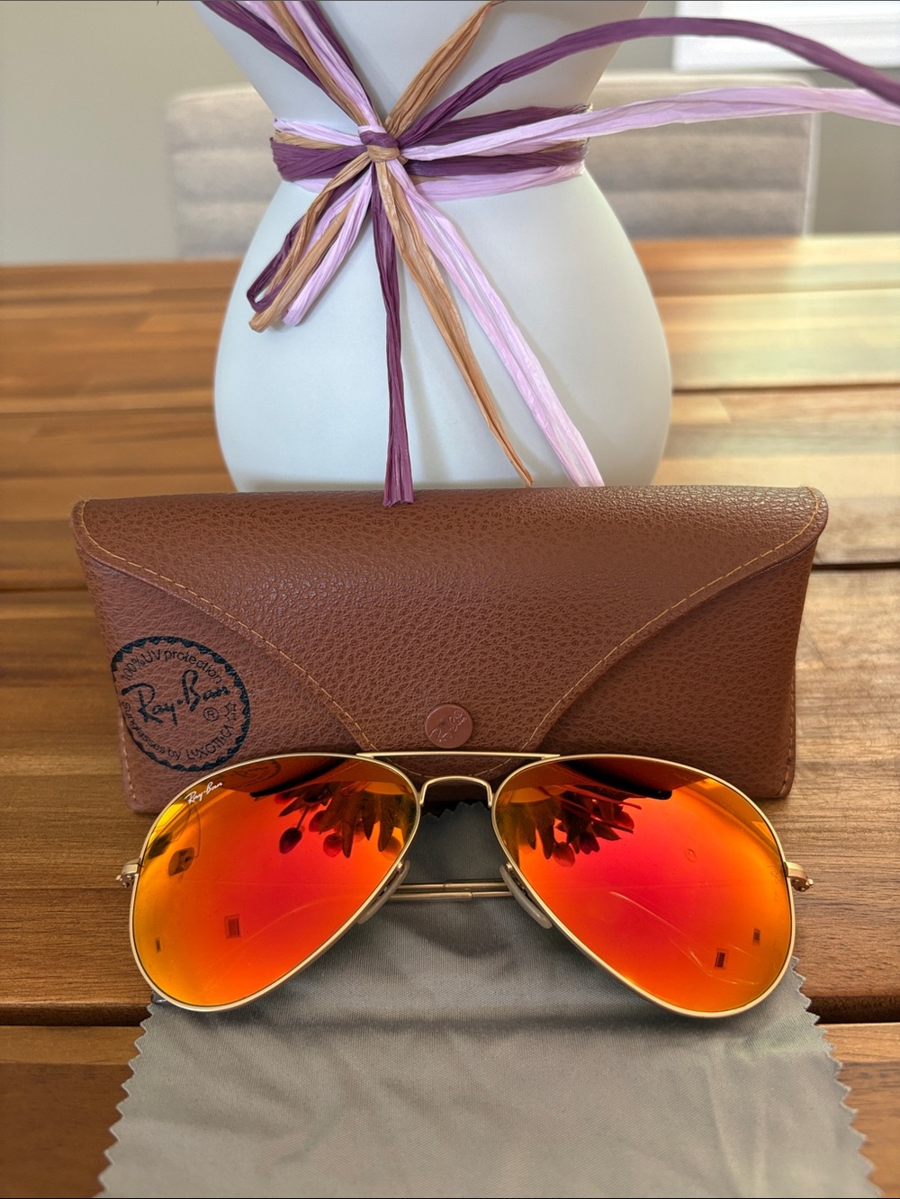 Authentic Rayban RB3025 Aviator Large Metal 58/14 - Picture 3 of 7